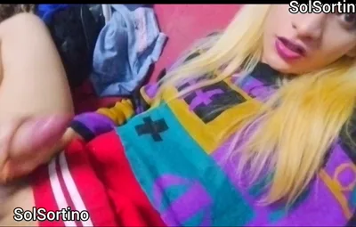 Watch Gime Sortino cum hard while getting her big tits and pussy pounded by a massive cock