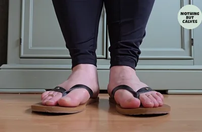 Nothingbutcalves dominates her sub with feet & kinky domination in exclusive Onlyfans video
