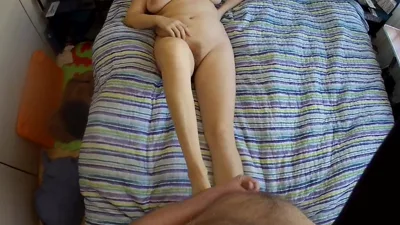 Mature Italian cunt orders guy to jerk off and take a cum countdown