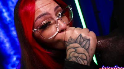 JuicyDropss's Manyvids: Interracial Edging, Sloppy BJ & Cumshots