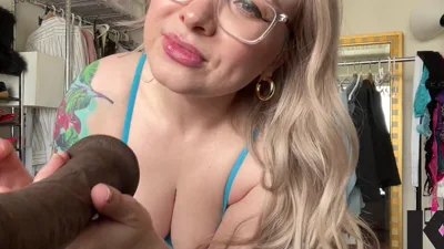 Kaiia Eve dominates and humiliates her sissy male slave with a tongue and ass workout