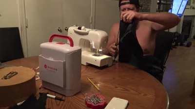 Jamie StoneXXX shows off herincerity and gets sew by her True Man