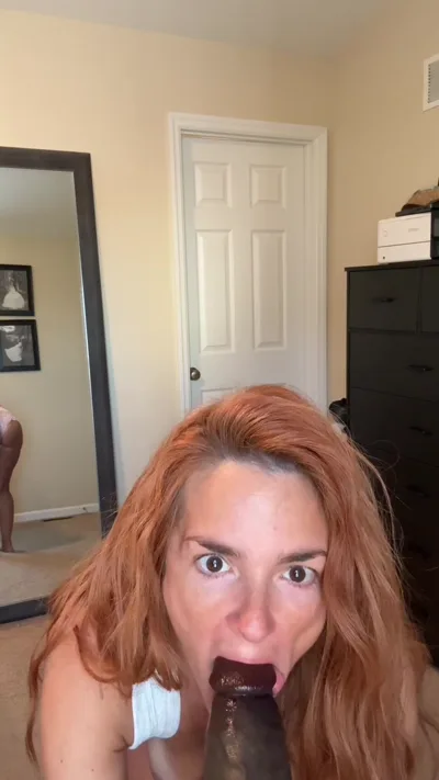 Cheating redhead milf therealemily34 goes wild on your coworker's hard rod in POV