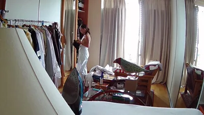 Hidden Zone spy camera captures upskirt voyeuristic action in beachcabin shower