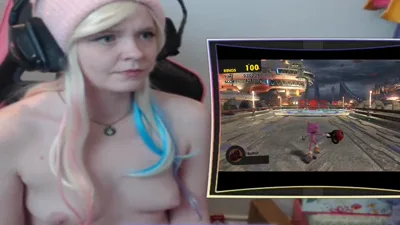 Nerdy Gamer Girl gets off on Let S Play Nude Sonic For Her Gamer Friends Episode 1