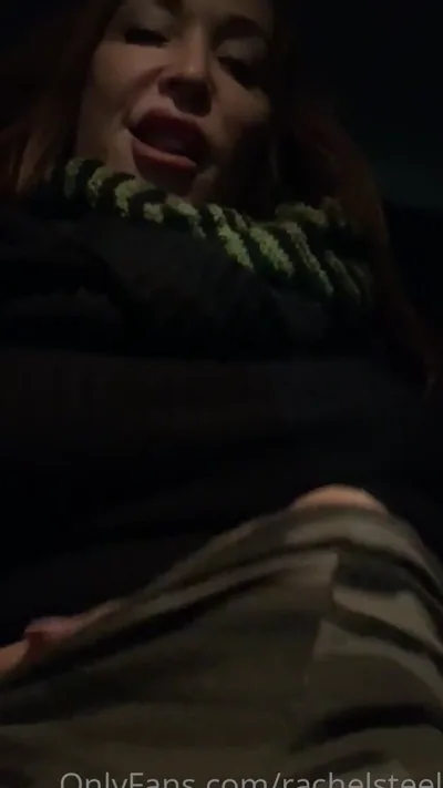 Rachel Steele gets a hot ride in the backseat of a car - Onlyfans exclusive!