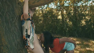 Erika Lust films hot outdoor bisexual threesome with Lola-Marie, Luke, James, Neen, Tindra, and Belle -