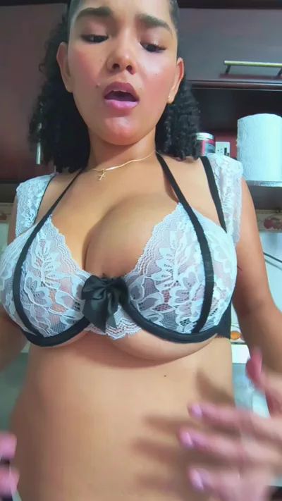 CFGIRLS Maids Get Their Big Tits Pumped For You In Lactating Lingerie
