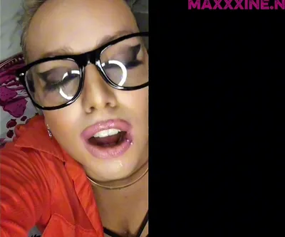 Maxxxine My dominates you with her sissy training skills in POV femdom