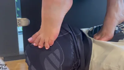 Bossypaw Productions dominates pathetic boyfriends with a hot trampling session in hot fetish clip