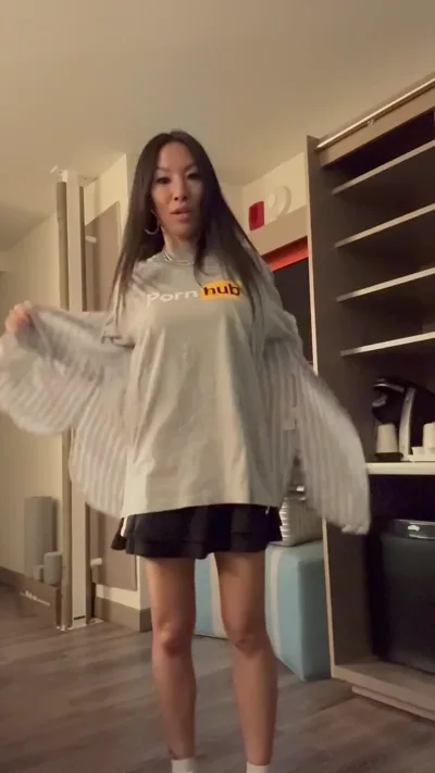 Asa Akira's first ever homemade video - Real girl's first time on camera!