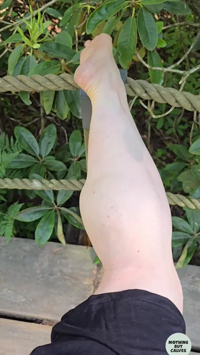 Watch Nothingbutcalves dominate & tease with her real feet in hot solo video