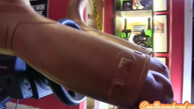 Jess West gets kinky with rubber fetish in Wellie Racer Manyvids
