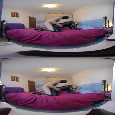 Mature_cunt gets doggystyle doo in VR boots and takes a hot load on her boots