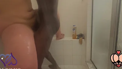 Derk Diggler gets his tight ass drilled & creampied in shower