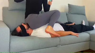 Goddess Bellafussara's exclusive solo domination video - Worthless human couch