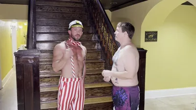 Justanicecock goes Bananas with Kenny Kumshot - Anal Training and Food Stuffing in HD!