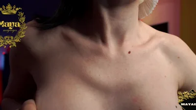 Mayaeyes worships her boobs in 4K with a wild fetish twist