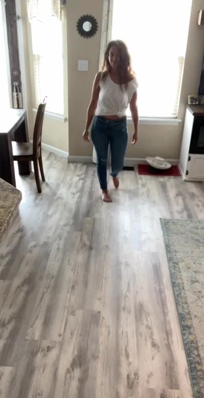 Try On Your Hairy Pussy While Watching Your Friend's Catwalk Shows