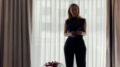Mona Wales dominates your hole with a strapon and femdom pegging