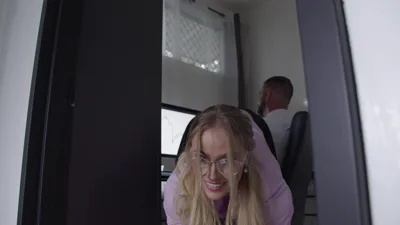 Secretcrush seduces and fucks her boss in oily yoga session