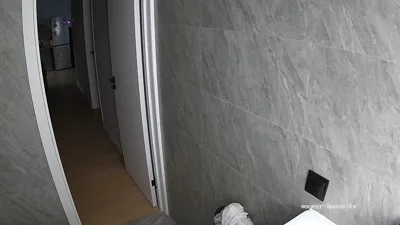 Pyro & Aquaria shower after hot sex in the bathroom - pyro gets a good soaking!