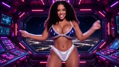 Watch FantasyZone's music video with hot ebony babes in a hot dance party