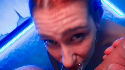 Watch Kiss_cat destroy my deepthroat with her massive dick in POV action!