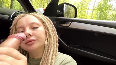 DeNata's deepthroat skills are put to the test in a wild forest date with DeNata Wet