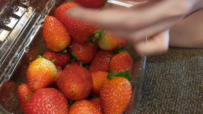 Tawney Manyvids joins her whipped cream and Strawberry pals for a wild eating frenzy