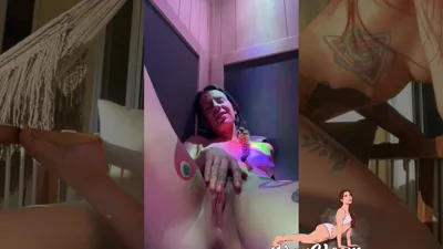 TheUnlimitedGroup Ciren Verde and her labia get sweaty in the sauna