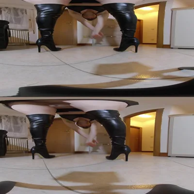 Experience the ultimate VR experience of a mature cunt in high heels and a skirt