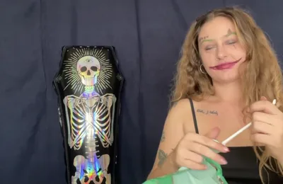 Bee Looner dominates with her feet & latex in exclusive solo video onlyfans can see