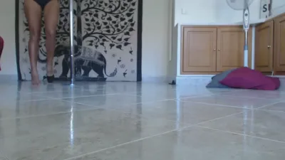 GoldenLace, the kinky footfetish queen, shows off her many talents in sfw