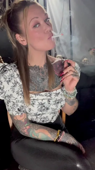 Smoking Vixen dominates & humiliates with her smoking fetish in Onlyfans' latest Onlyfans video - Onlyfans Only Video - 2025