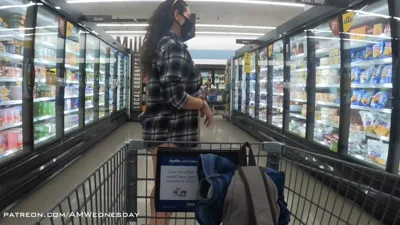 Amwednesday Flannel Shirt: Nympho slut in a park strip show