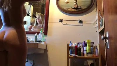 HiddenZone Pv36018: Upskirts, Voyeurs & Nudism in Beachcabin - Spycam in the Shower!