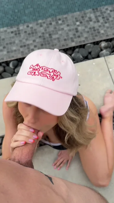 PoppynZach Filming Silly TikToks Turns into Sloppy Blowjob with a Twist