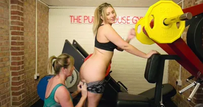 Erin Moore's steamy gym session with Summer Rose: A hardcore oralsex with a girlgirl twist