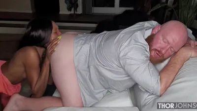 Watch Thor Johnson dominate and humiliate barbie Charlie Thor Jennings in a wild interracial squirting session