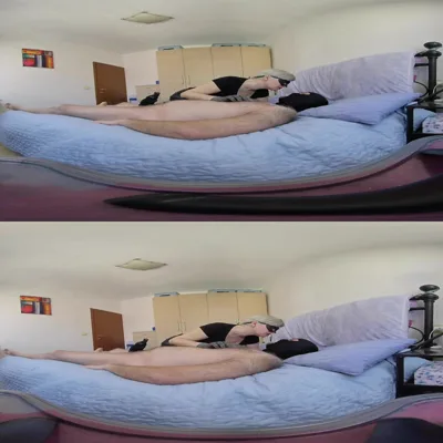 Mature CFNM gloves give a teasing handjob in 3D VR POV
