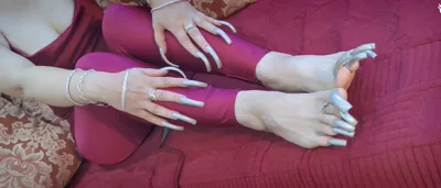 Kinky Lora Long nails Aka Loralongnails in a real domination video