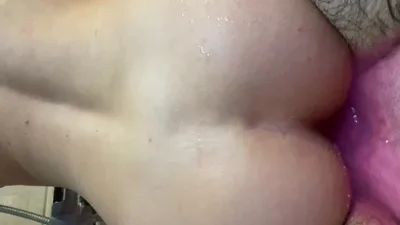Lia Spicy gets solo and anal in public lingerie with toys