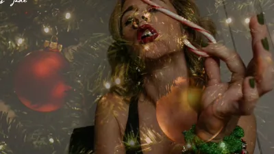 Goddess Miss Jade's Christmas Tease: Licking, Lollipoling, and Goddess Worship