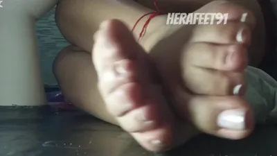 Onlyfans dominates Aka Herafeet91 with real fetish and foot fetish action