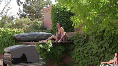 TheUnlimitedGroup Photoshoot: Ciren Verde in Summerdress and Outdoors with Camera Man