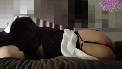 Jazmine Swallows gets down and dirty with Aka Jazmine'swallows in a homemade video for all to see
