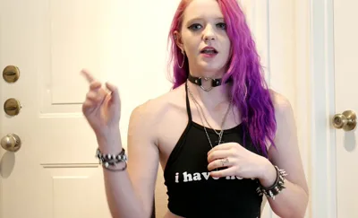 Nerdgibbler dominates you with her gothic jerkoff instruction and countdown
