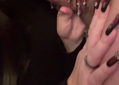 Lexie Nails dominates Aka Snow with her feet and exclusive solo play