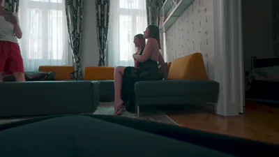 Stepmom Kiss_cat goes wild with Fanta in BTS Pt1 - Scene 5